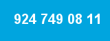 924 749 08 11